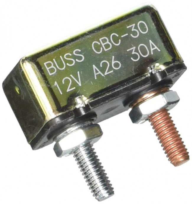 CBC-30 Bussmann Type 1 10-32 Stud Mount C.B. - 30 A