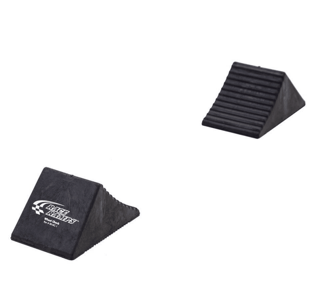 Race Ramps Rubber Wheel Chock (Set of 2) - RV and Auto Parts