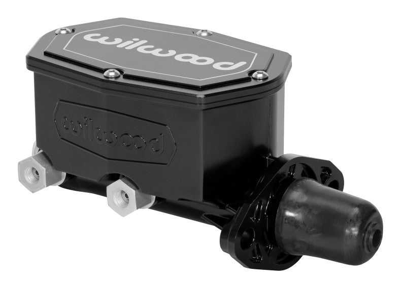 Wilwood 260-14959-BK Wilwood Compact Tandem Master Cylinder - 1in Bore - w/Pushrod (Black)