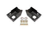 BMR 21-24 Ford Bronco Rear Shock Mount Skid Plates - Black Hammertone - BMR Suspension