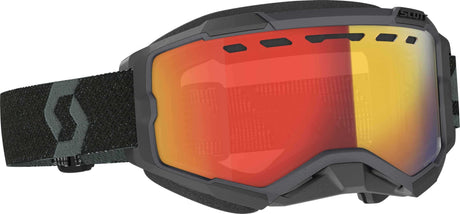 278605-0001312 Fury Goggle Snow Cross Black W/Enh Red Chrome