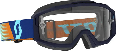 SCOTT 285537-7436113 Split Otg Goggle Royal Blue Orange Clear Works