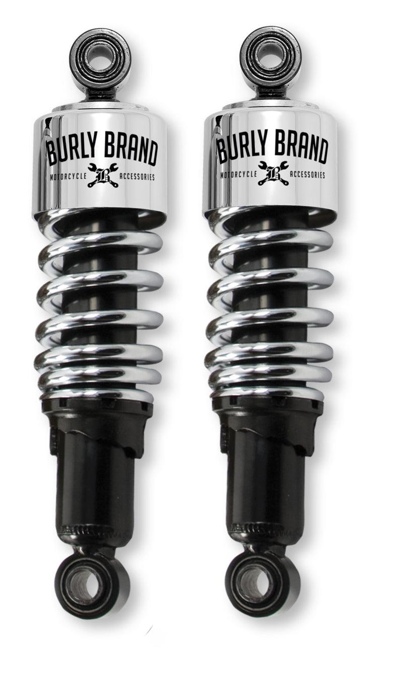 Burly Brand XL Shocks 10.5in - Chrome - RV and Auto Parts