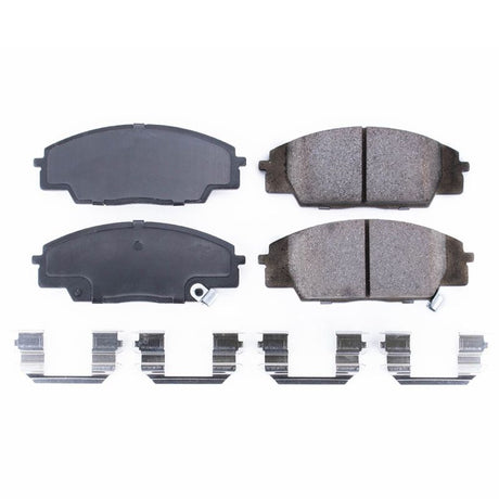 Power Stop 07-10 Acura CSX Front Z17 Evolution Ceramic Brake Pads w/Hardware - PowerStop