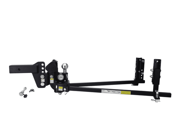 Weigh Safe True Tow Middleweight Distribution 4in Drop & 2in Shank (Rated for 8.5K GTWR) w/WS05 - RV and Auto Parts