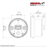 Tnt 05r D60 Tachometer - RV and Auto Parts