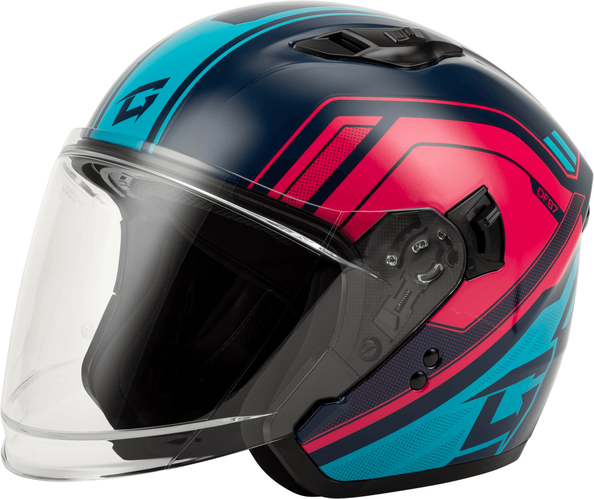 011871108 Gmax Of-87 Duke Helmet W/Led Light Blue/Red 2X - RV and Auto Parts