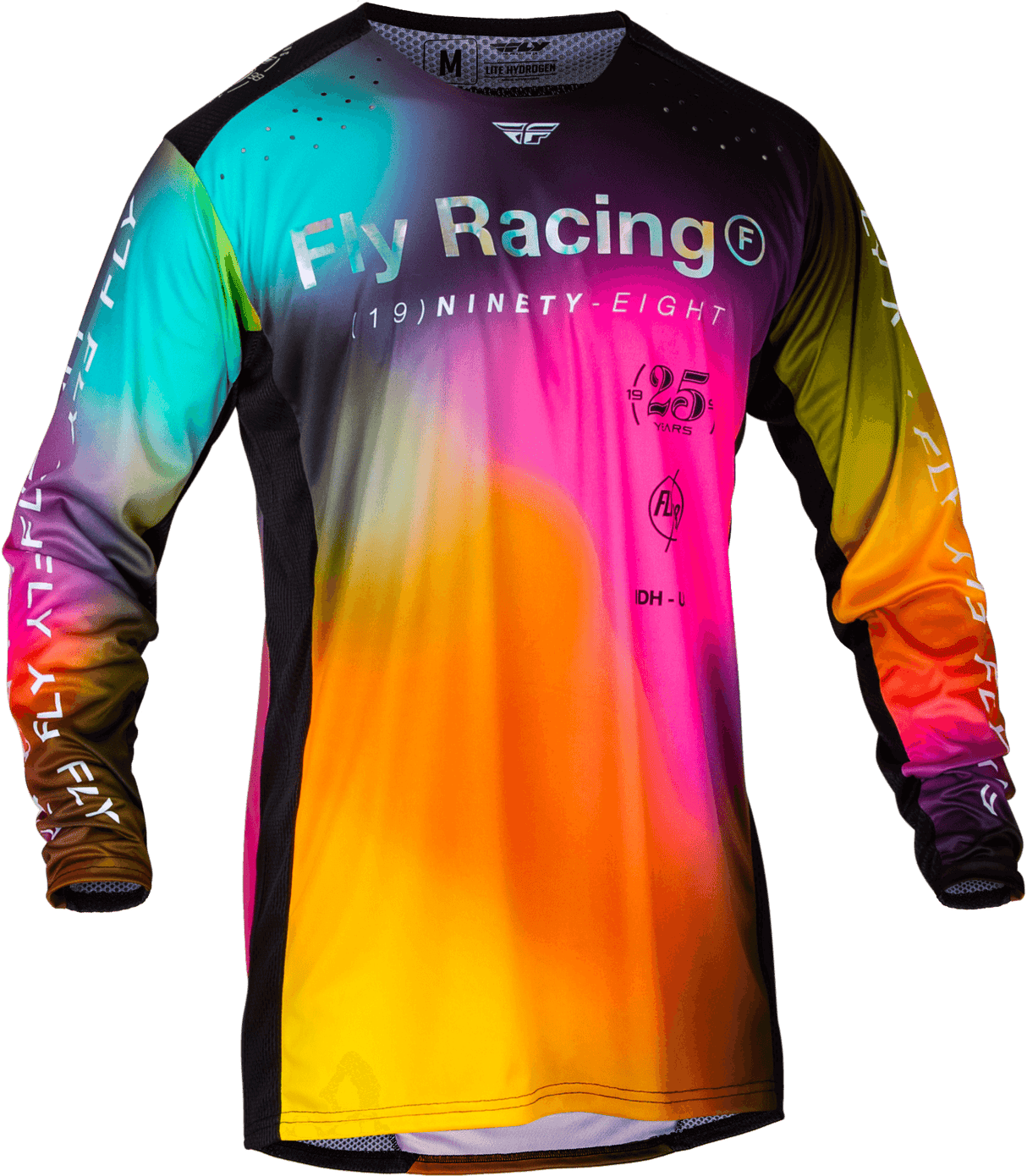 377-7252X Fly Racing Lite Le Legacy Jersey Fuschia/Electric Blu/Hi-Vis 2X - RV and Auto Parts