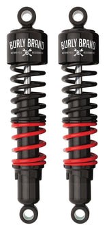 Burly Brand 21-22 Rebel 1100 Stiletto Shocks 13.0in - Black - RV and Auto Parts