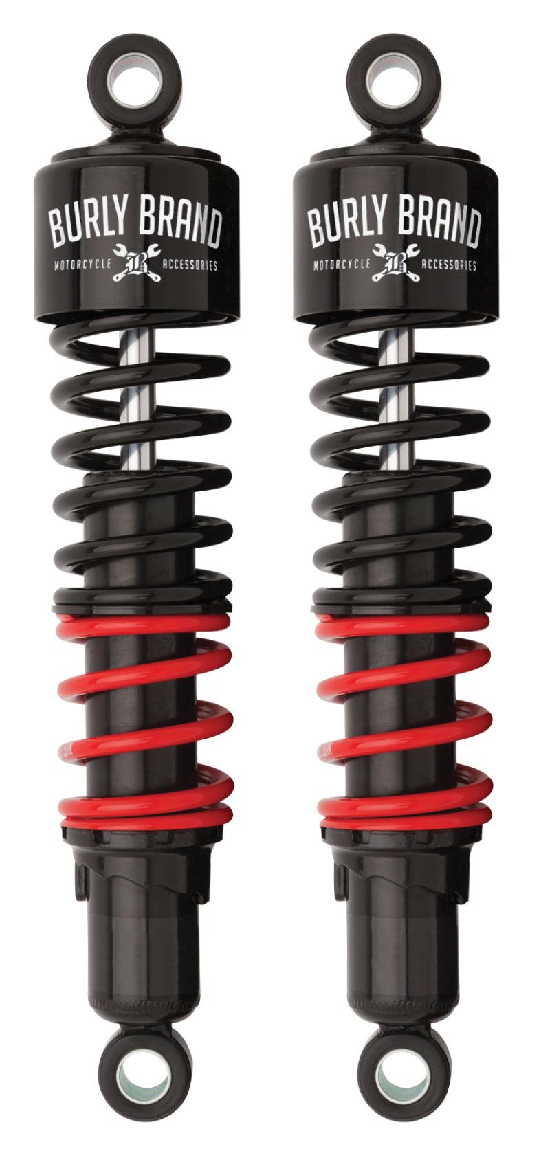 Burly Brand Stiletto Shocks 13.0in - Black - RV and Auto Parts