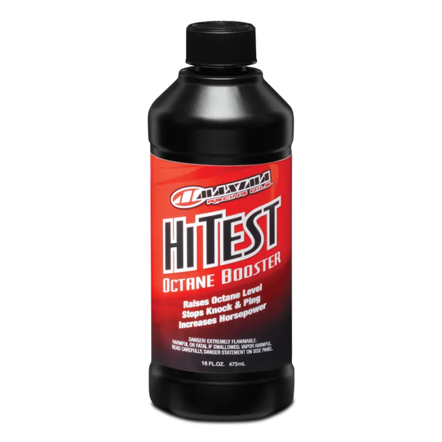 Maxima Hi-Test Fuel Octane Booster - 16oz bottle for enhancing engine performance.