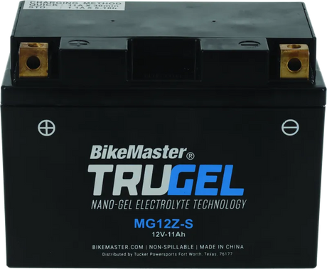 BikeMaster Trugel Battery MG12Z-S - RV and Auto Parts