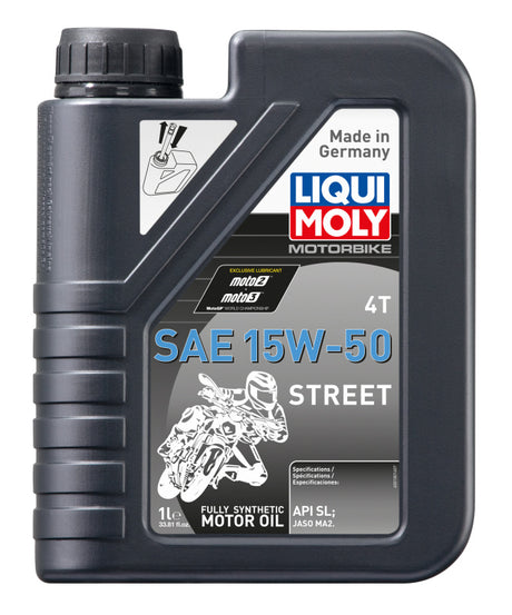 LIQUI MOLY 1L Motorbike 4T SAE 15W50 Street - LIQUI MOLY