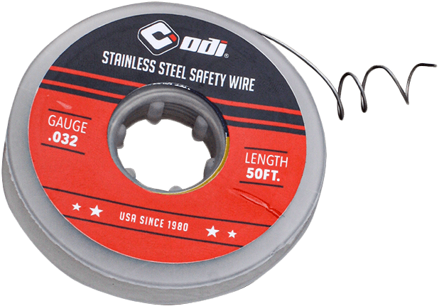 H70SSW-50 Odi Stainless Steel Safety-Wire 50 Ft - RV and Auto Parts