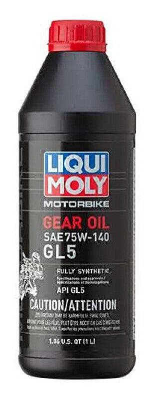 LIQUI MOLY 1L Motorbike Gear Oil (GL5) SAE 75W140 - LIQUI MOLY