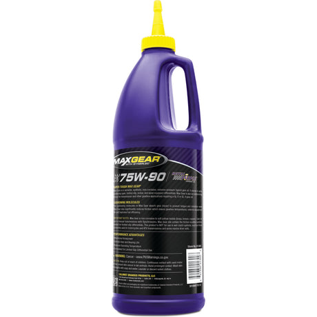 Royal Purple Max Gear Synthetic 75W-90 Gear Oil - 1 Quart - RV and Auto Parts