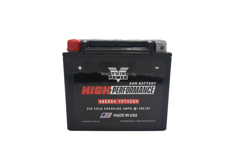 Twin Power YTX-20H High Performance Battery Replaces H-D 65991-82B Made in USA 310 CCA - TwinPower