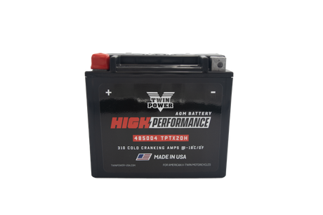 Twin Power YTX-20H High Performance Battery Replaces H-D 65991-82B Made in USA 310 CCA - TwinPower