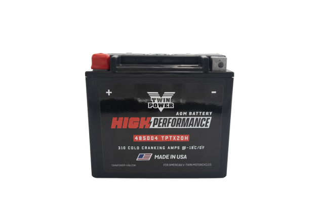 Twin Power YTX-20H High Performance Battery Replaces H-D 65991-82B Made in USA 310 CCA - TwinPower