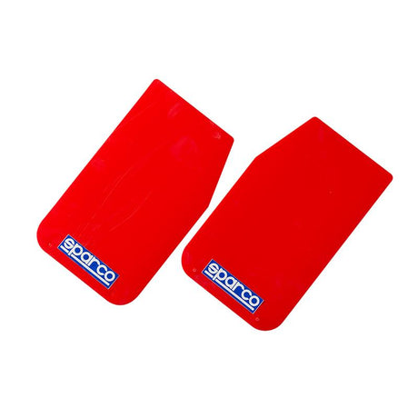 Sparco Mud Flap Pair Red - 03791RS