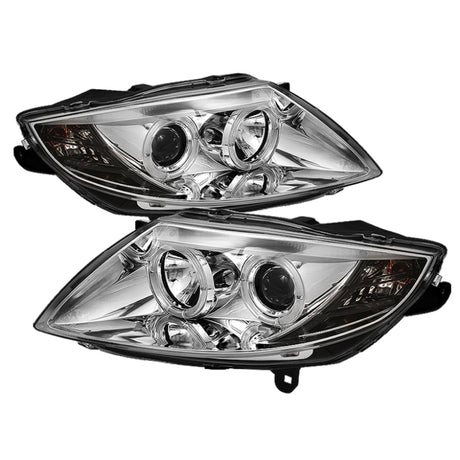 Spyder BMW Z4 03-08 Projector Headlights Xenon/HID Model Only - LED Halo Chrome PRO-YD-BMWZ403-HID-C - 5029683