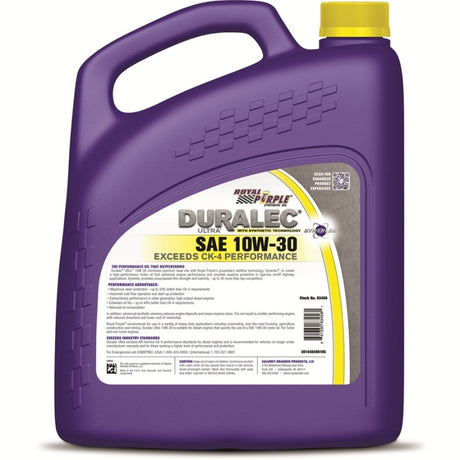 Royal Purple Duralec Ultra Diesel 10W-30 CK-4 Motor Oil - 1 Gallon - RV and Auto Parts