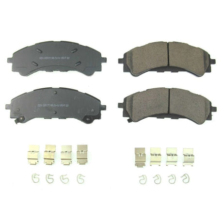 Power Stop 2019 Ford Ranger Front Z17 Evolution Ceramic Brake Pads w/Hardware - PowerStop