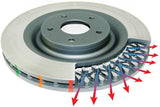 DBA 42164XS DBA 15-20 Ford Mustang GT (w/352mm Frt Rotor w/o Perf Pkg) Front 4000 Series Drilled & Slotted Rotor