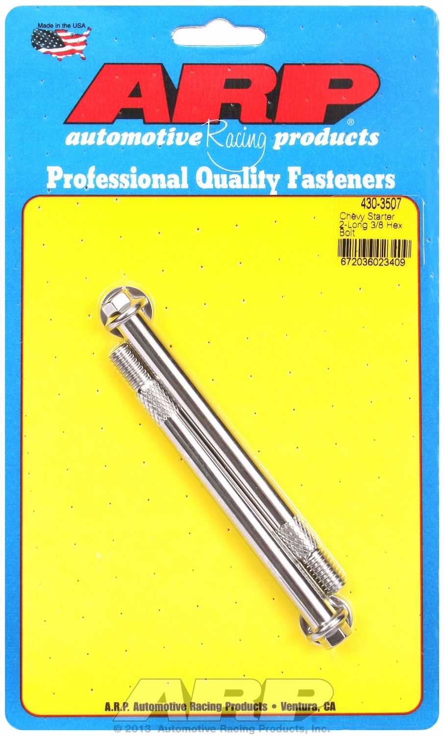 430-3507 ARP Fasteners Starter Bolt For Use With Chevy