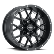 ITP Hurricane 14x7 / 4x156 BP / 4+3 Offset Matte Black Wheel - ITP