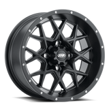 ITP Hurricane 14x7 / 4x156 BP / 4+3 Offset Matte Black Wheel - ITP