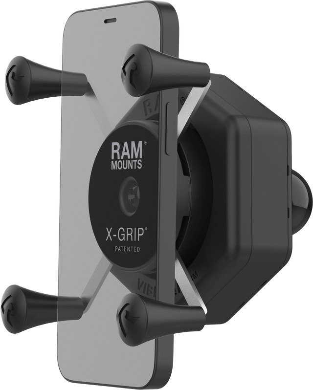 RAM-HOL-UN7B-462 Ram X-Grip Vibe-Safe Phone Holder With Ball Adapter - RV and Auto Parts