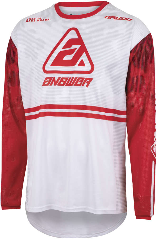 Answer 23 Arkon Trials Jersey Red/White Youth - Large - 447562