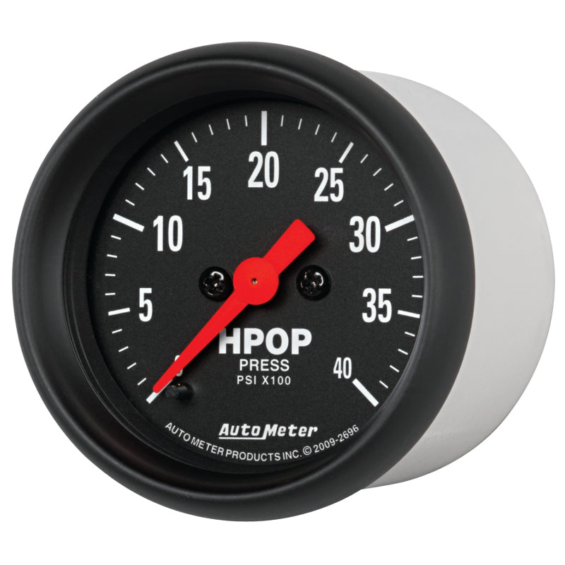 Autometer Z Series 2-1/16in 4K PSI High Pressure Oil Pump Gauge w/ Digital Stepper Motor - 2696