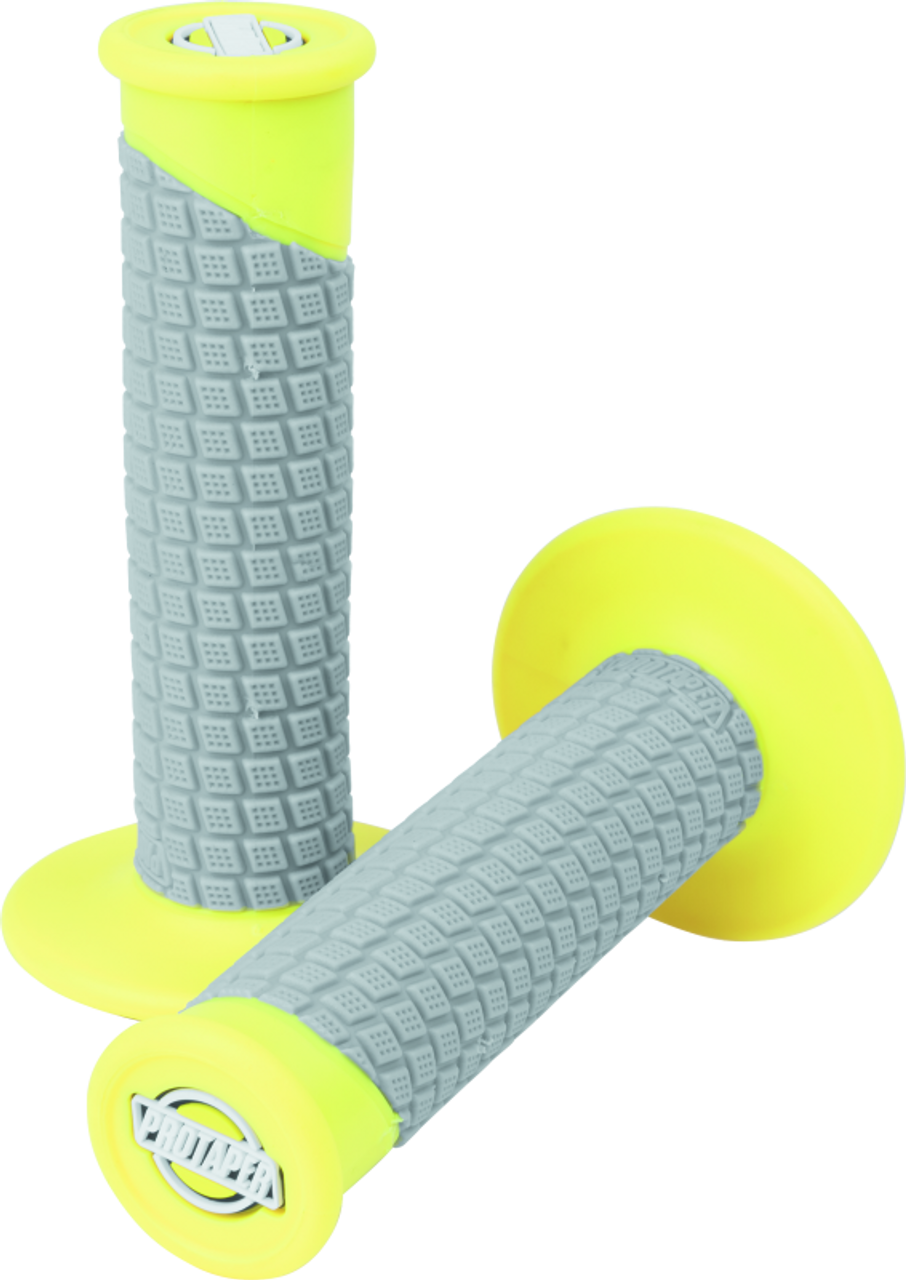 ProTaper Clamp-On Pillow Top Grips - Neon Yellow/Gray - 021673