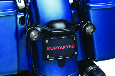 Kuryakyn Deep Dish Bezel For Bullet Turn Signals Smoke Lens Gloss Black - Kuryakyn