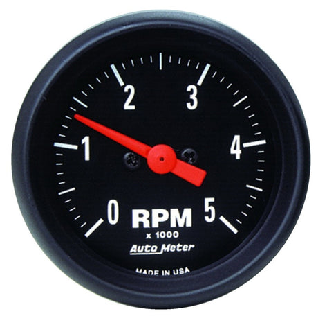 Autometer Z-Series 52mm 5000RPM In-Dash Tachometer - 2697