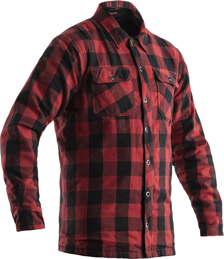 102115RED-42 Rst Kevlar Lumberjack Ce Shirt Red Check Textile Md - RV and Auto Parts