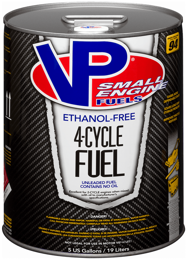 6202 Vp Racing Sef94 Vp Fuel 5 Gal Etho-Free Small Engine 4-Cycle Fuel - RV and Auto Parts