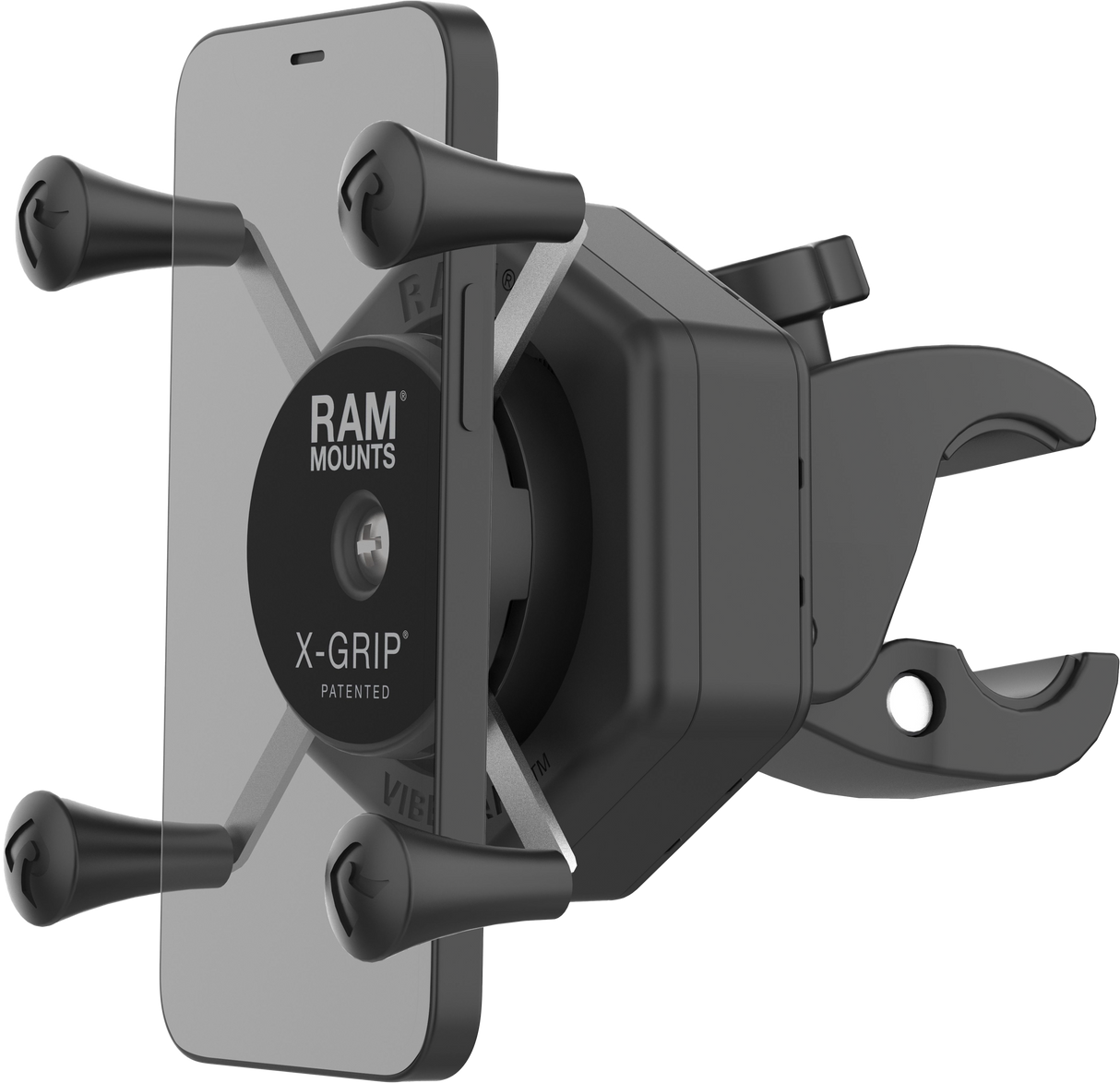 X Grip Vibe Safe Phone Mount With Small Tough Claw - RAM