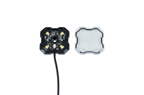 Diode Dynamics Stage Series Single Color LED Rock Light - White Diffused Hookup (one) - DD7429