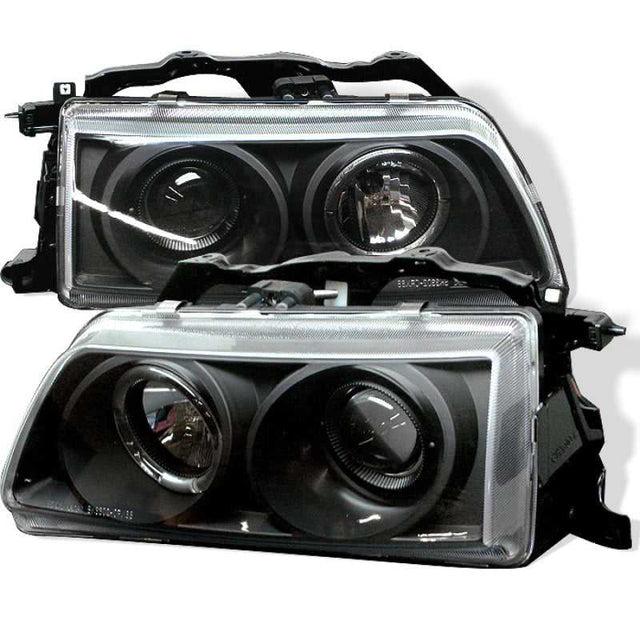 SPYDER 5010827 Spyder Honda Civic 90-91/CRX 90-91 Projector Headlights LED Halo Blk PRO-YD-HC90-HL-BK