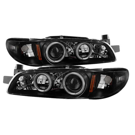 SPYDER 5011695 Spyder Pontiac Grand Prix 97-03 Projector Headlights CCFL Halo Blk Low H1 PRO-YD-PGP97-1PC-CCFL-BK