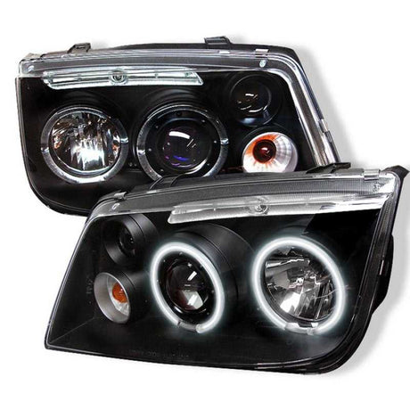 SPYDER 5012210 Spyder Volkswagen Jetta 99-05 Projector Headlights CCFL Halo Blk PRO-YD-VJ99-CCFL-BK