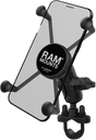 RAM-B-149Z-A-UN10U Ram X-Grip Large Phone Mount W/Handlebar U-Bolt Base Short - RV and Auto Parts