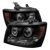 SPYDER 5078346 Spyder Chevy Suburban 1500 07-14 Projector Headlights LED Halo LED Blk Smke PRO-YD-CSUB07-HL-BSM