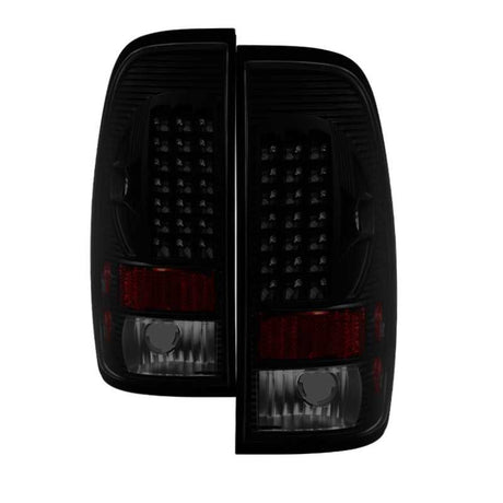 SPYDER 5081179 Xtune Ford F250/350/450/550 Super Duty 99-07 LED Tail Lights Black Smoke ALT-ON-FF15097-LED-BSM