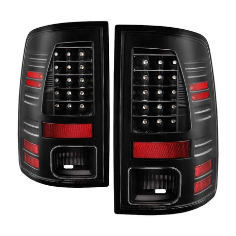 SPYDER 5085924 Spyder 13-18 Dodge Ram 2500/3500 LED Tail Lights LED Model Only - All Black (ALT-YD-DRAM13-LED-BKV2)