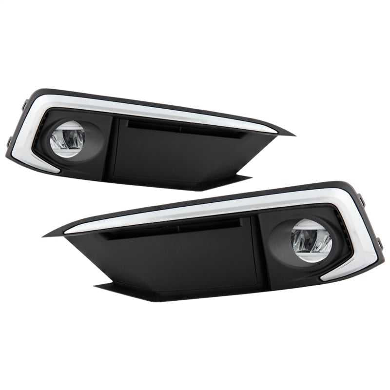 SPYDER 5087034 Spyder Honda Civic 2019+ OEM LED Fog Lights w/ OEM switch - Clear FL-HC2019-LED-C