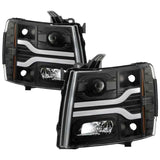 SPYDER 5087614 Spyder Chevy Silverado 1500 07-13/2500HD/3500HD 07-14 LED Black PRO-YD-CS07V3PL-BK